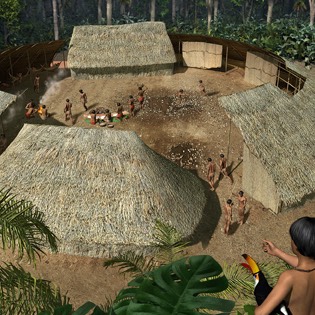 Amazon village