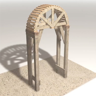 Round arch construction 