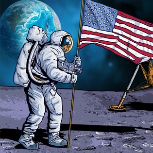 First men on the moon 
