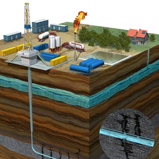 Fracking illustration 