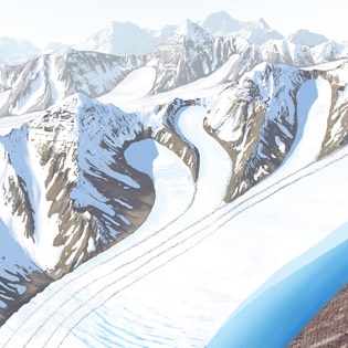 Glacier illustration 