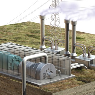 Geothermal power plant 