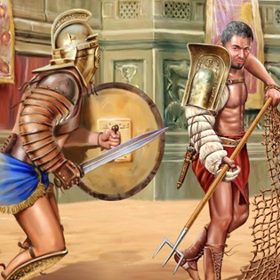 Gladiators Rome colosseum 