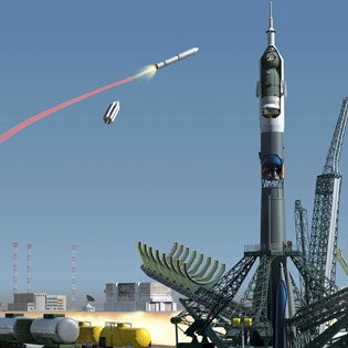 Soyuz launch 